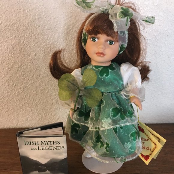 Other - St. Patrick's Day Doll with Irish Myths and Legends Tiny Book